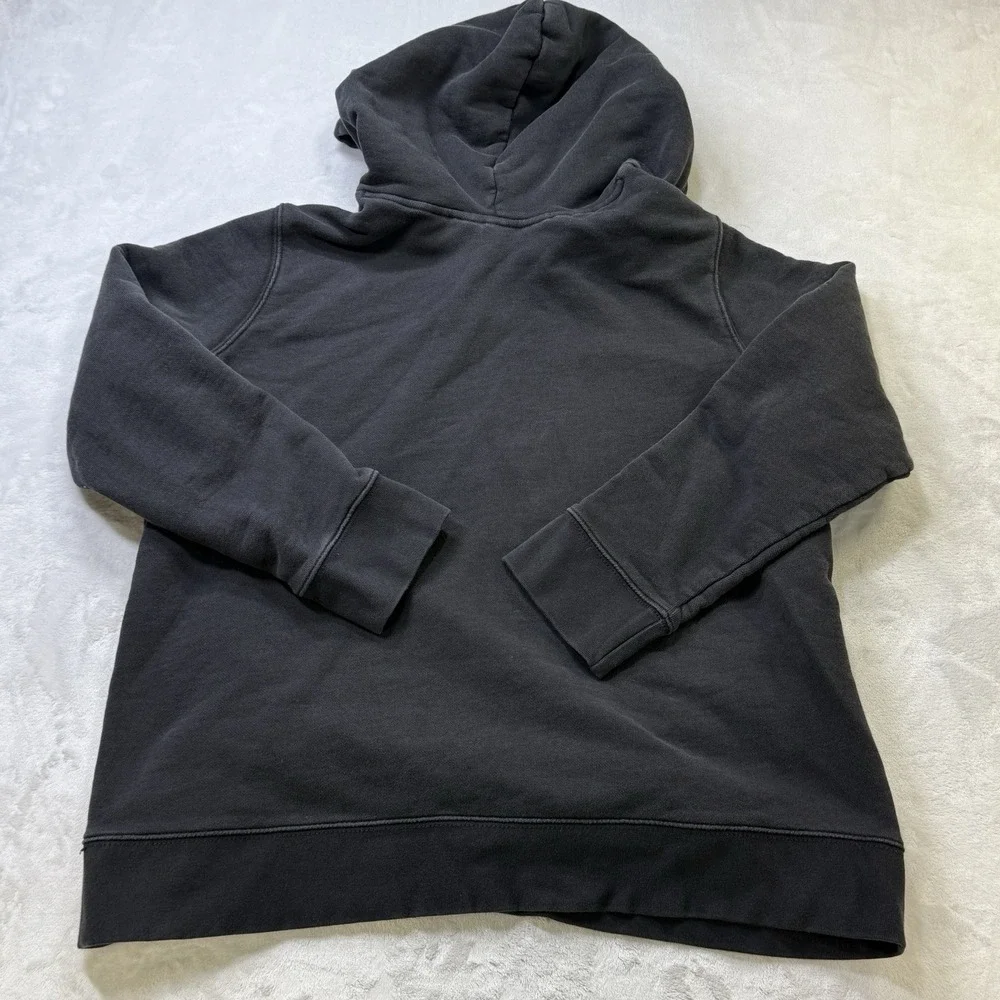 Adidas‎ Trefoil Hoodie Black Big Logo Pullover Sweatshirt XL
